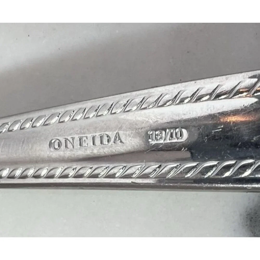5 Spoons Oneida Stainless Flatware IVY FLOURISH 18/10 Silverware